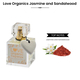 Love Organics: Jasmine & Sandalwood Eau De Parfum - 30ml (With Free 10ml Purse Spray)