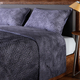 New Arrival 3 Piece- Super Luxurious Velvet Style Quilt and Pillowcases (Size 235 Cm) - Grey