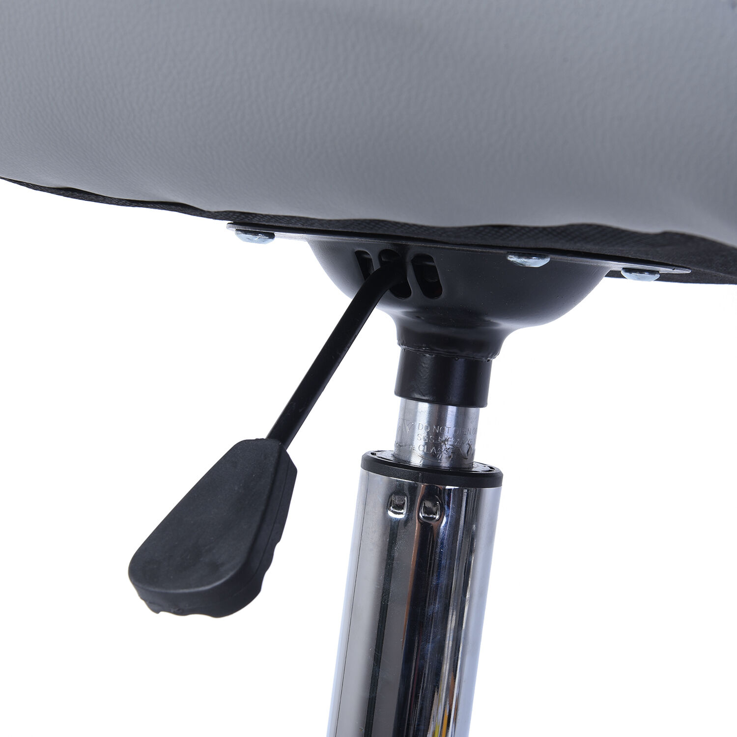 Office Desk Chair with 360 Degree Swivel & Adjustable Height - (Size W50xH50xL77cm)- Light Grey