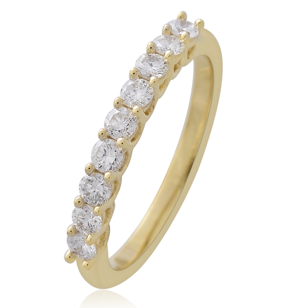 Exclusive Edition- ILIANA 18K Y Gold SGL Certified Diamond (Rnd) (SI-G-H) Ring 0.500 Ct.