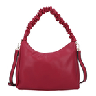 PASSAGE Hobo Bag with Handle Drop and Long Strap (Size 30x24x8 Cm) - Fuchsia