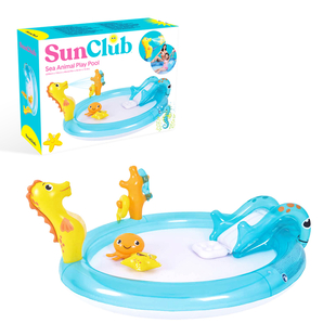 Sun Club 2M Sea Animal Play Pool with Water Spray