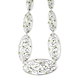 LucyQ Victorian Era Collection - Russian Diopside Necklace (Size 20) in Rhodoium Overlay Sterling Silver