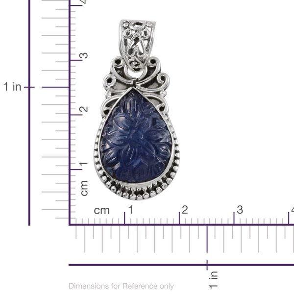 Tribal Collection of India Tanzanite Pendant in Sterling Silver 11.500 Ct.