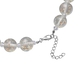 2 Piece Set - White Murano Beads & Simulated White Moonstone Necklace (Size 20 with 2 inch Extender) & Hook Earrings in Silver Tone