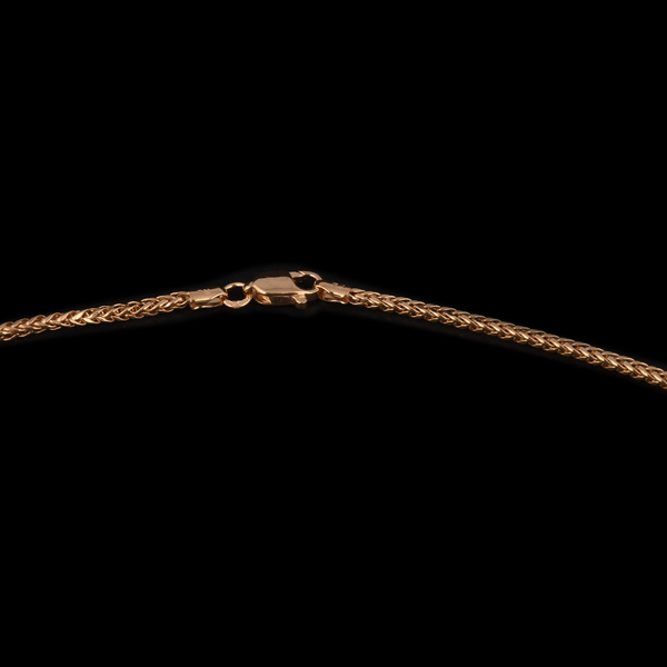 Hatton Garden Close Out - Italian Made- 9K Yellow Gold Spiga Necklace (Size 20) with Lobster Clasp, Gold Wt 3.00 Gms