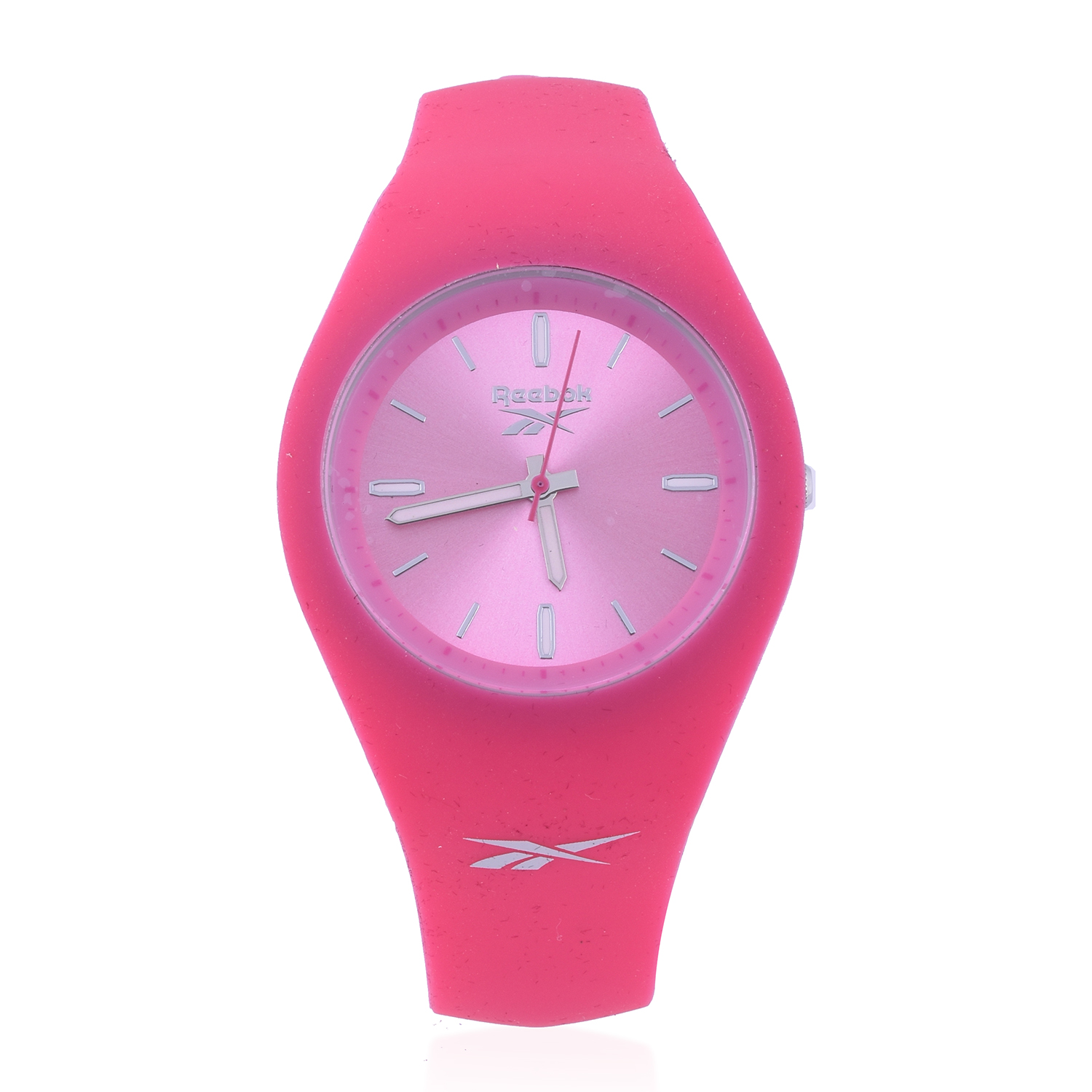 Reebok Water Resistant Sports Watch with Pink Silicone Strap