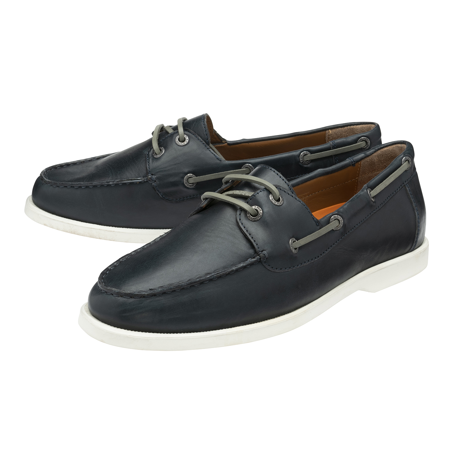 FRANK WRIGHT Keel Leather Boat Shoes 
