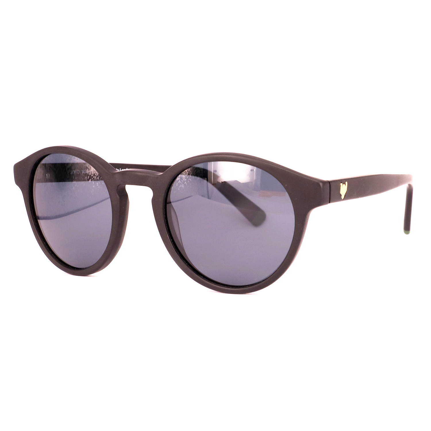 SOHO SQUARE Unisex Keyhole Bridge Polarised Lens - Matt Black
