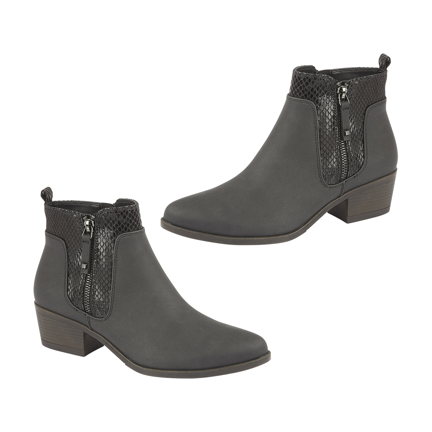 Emma Amanda Ankle Boot - Black