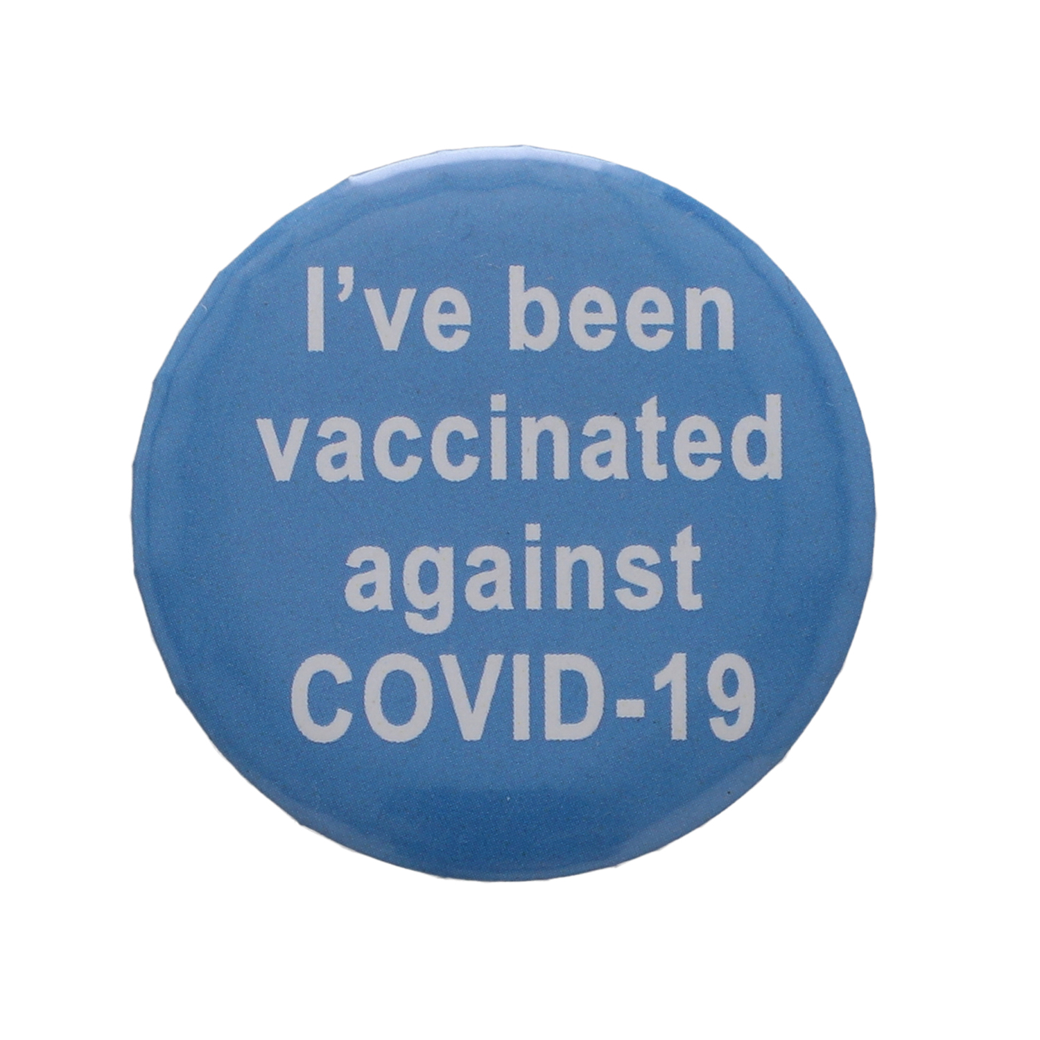 Vaccinated Badge in Blue (Size- 4.5 CM)