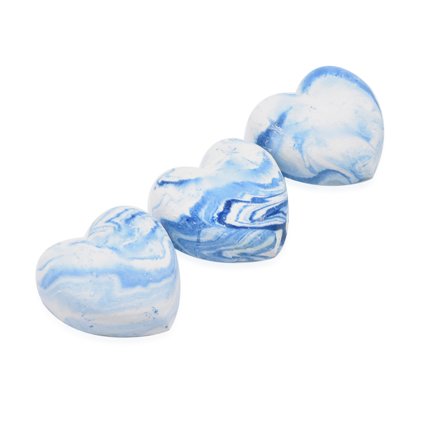 Emotif Athena Freshener Hearts (6 Pcs) - White and Blue
