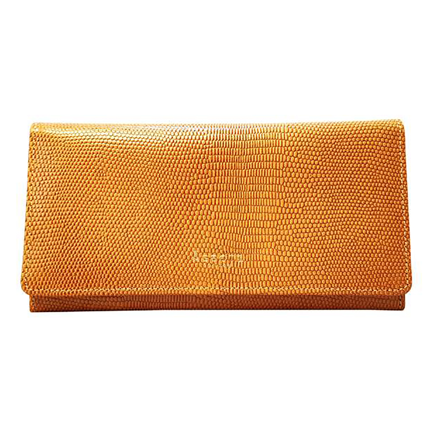Assots London CLAIRE - 100% Genuine Leather Wallet (20x1.5x10cm) - Ochre