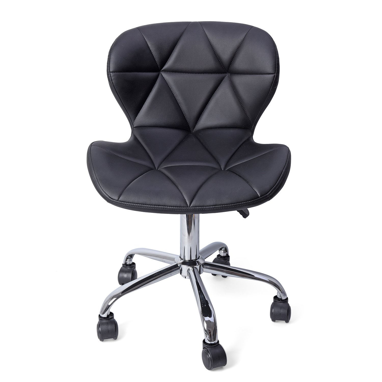 Office Desk Chair with 360 Degree Swivel & Adjustable Height -  (Size W50xH50xL77cm) Black
