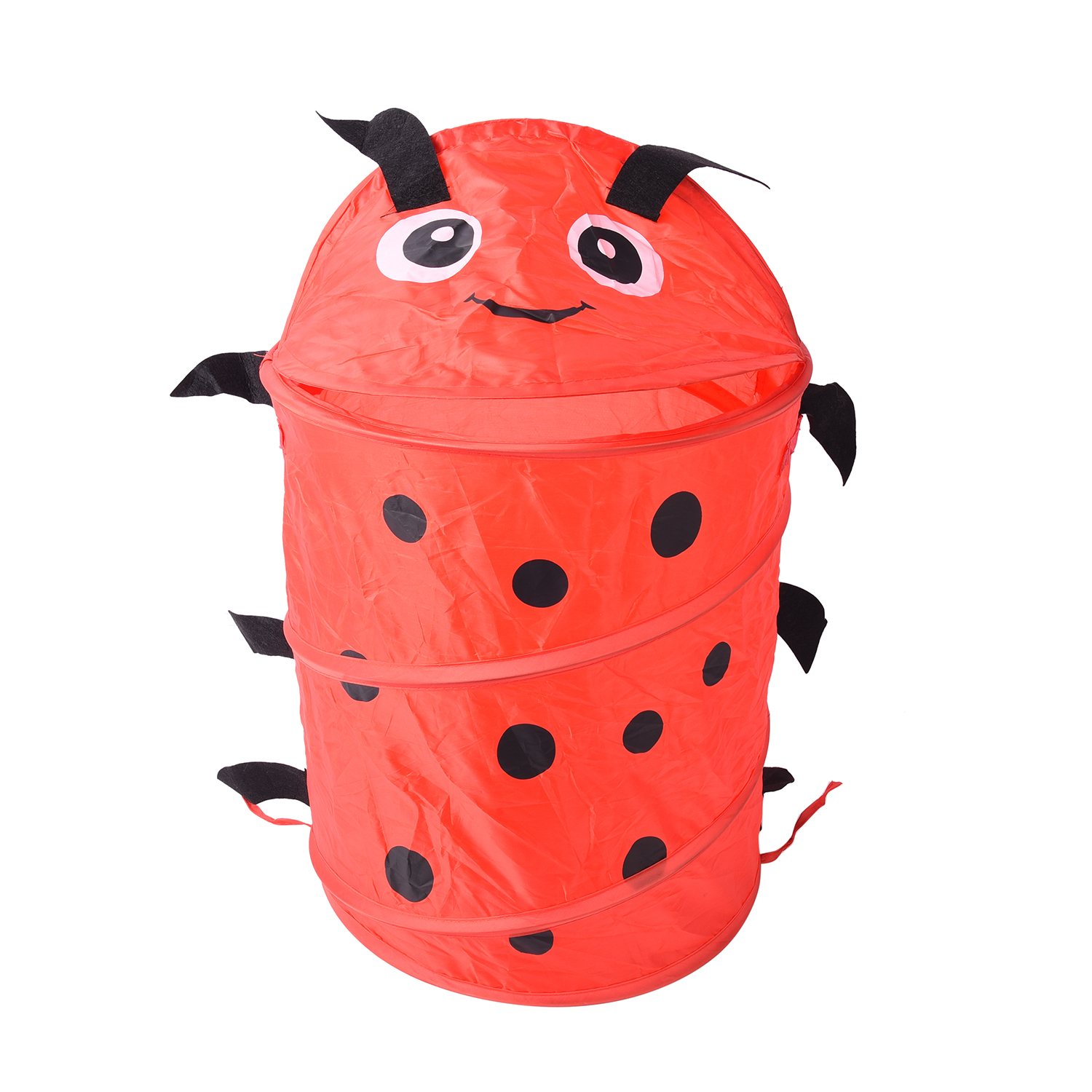 Set of 2 Cute Ladybird Animal Folding Basket in Red (38x58cm)