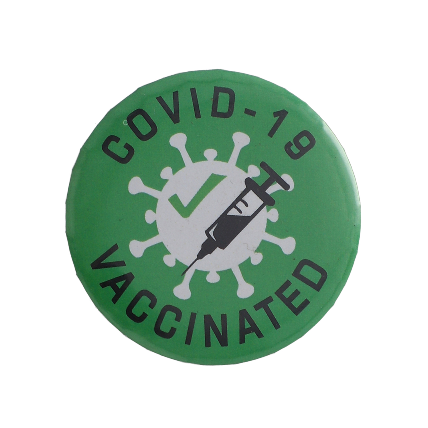 Vaccinated Batch in Green (Size- 4.5 CM)
