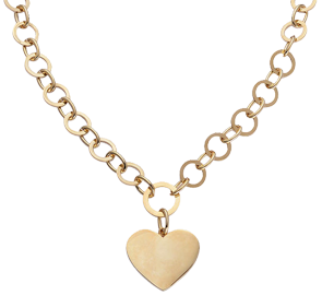Heart Necklaces - Silver, Gold, Diamond Necklace in UK - TJC